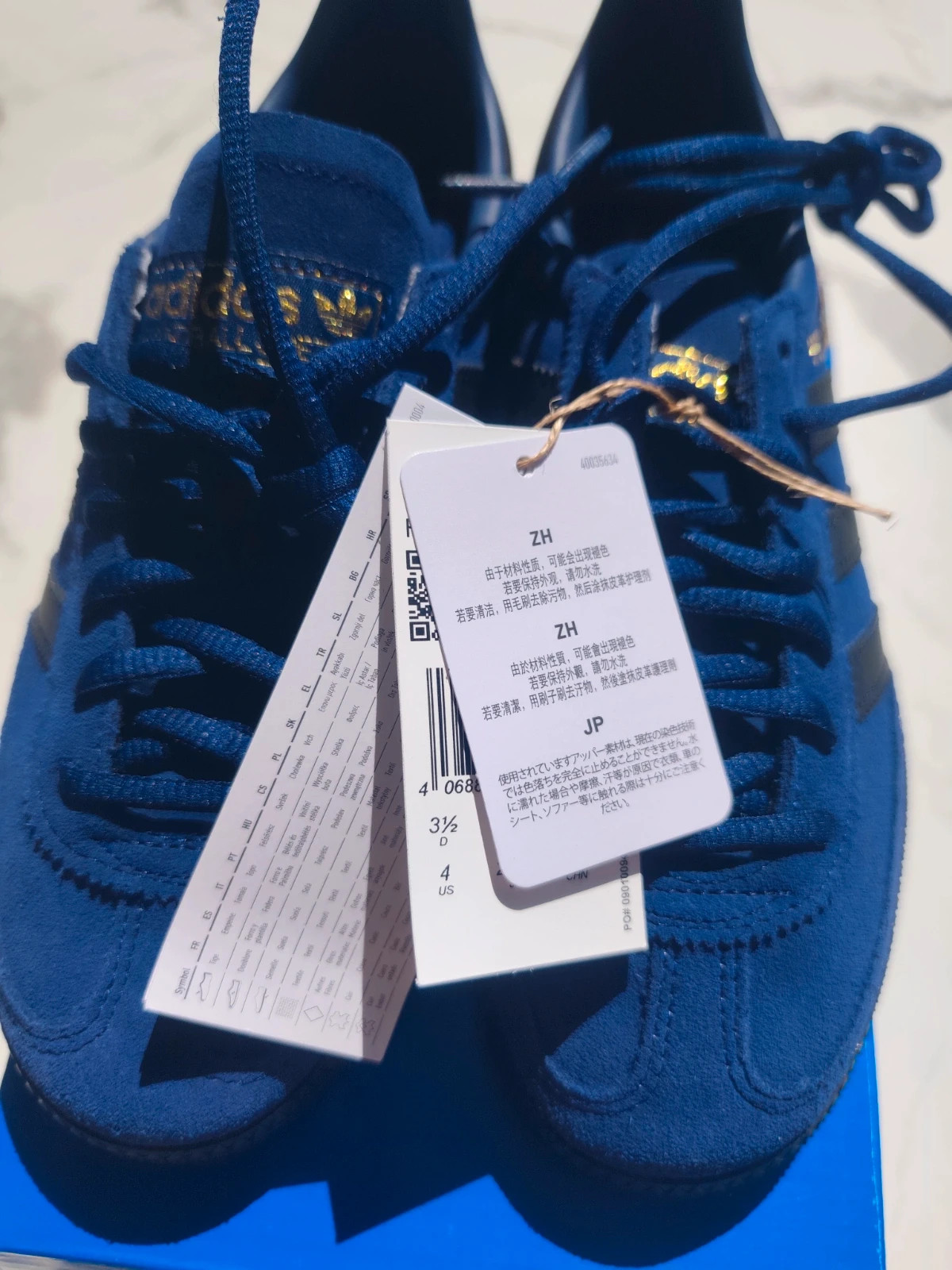 Baskets Adidas Handball Spezial bleues neuves – adidas – taille 36 5