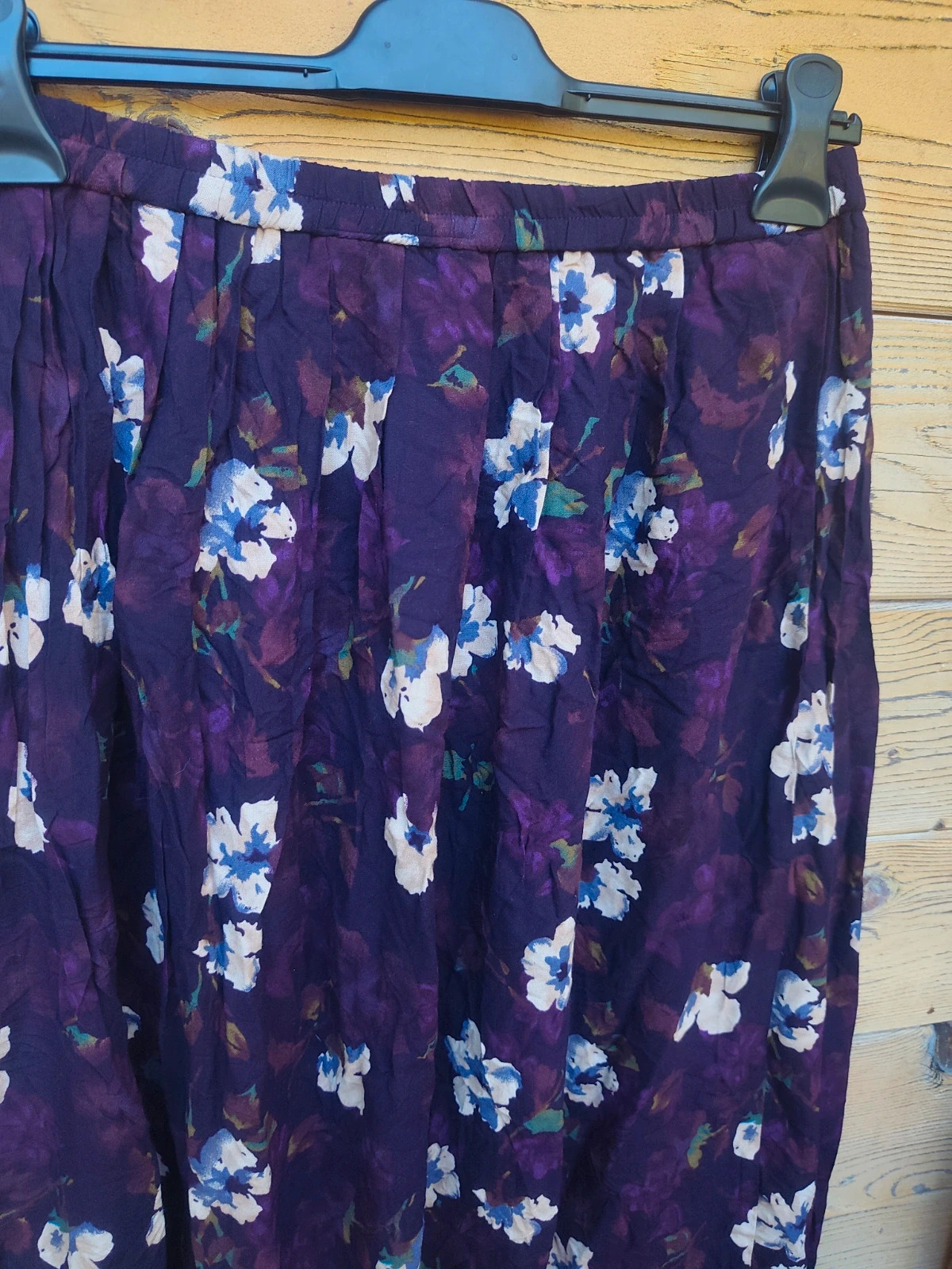 Jupe longue fleurie violette Petite Sophistique & Co. – Vintage Dressing – taille L / 40 / 12 2