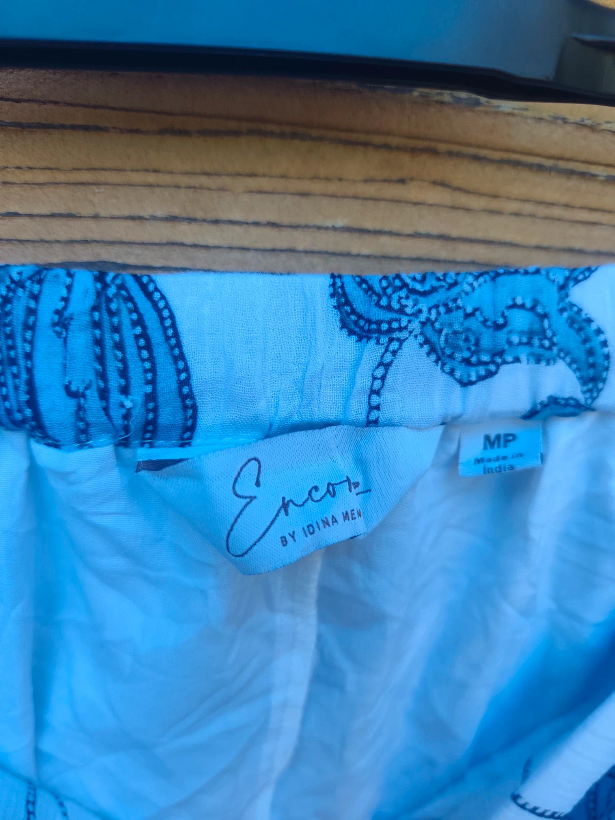 Jupe longue fleurie blanche et bleue Encore 🌸 – Vintage Dressing – taille M / 38 / 10 4