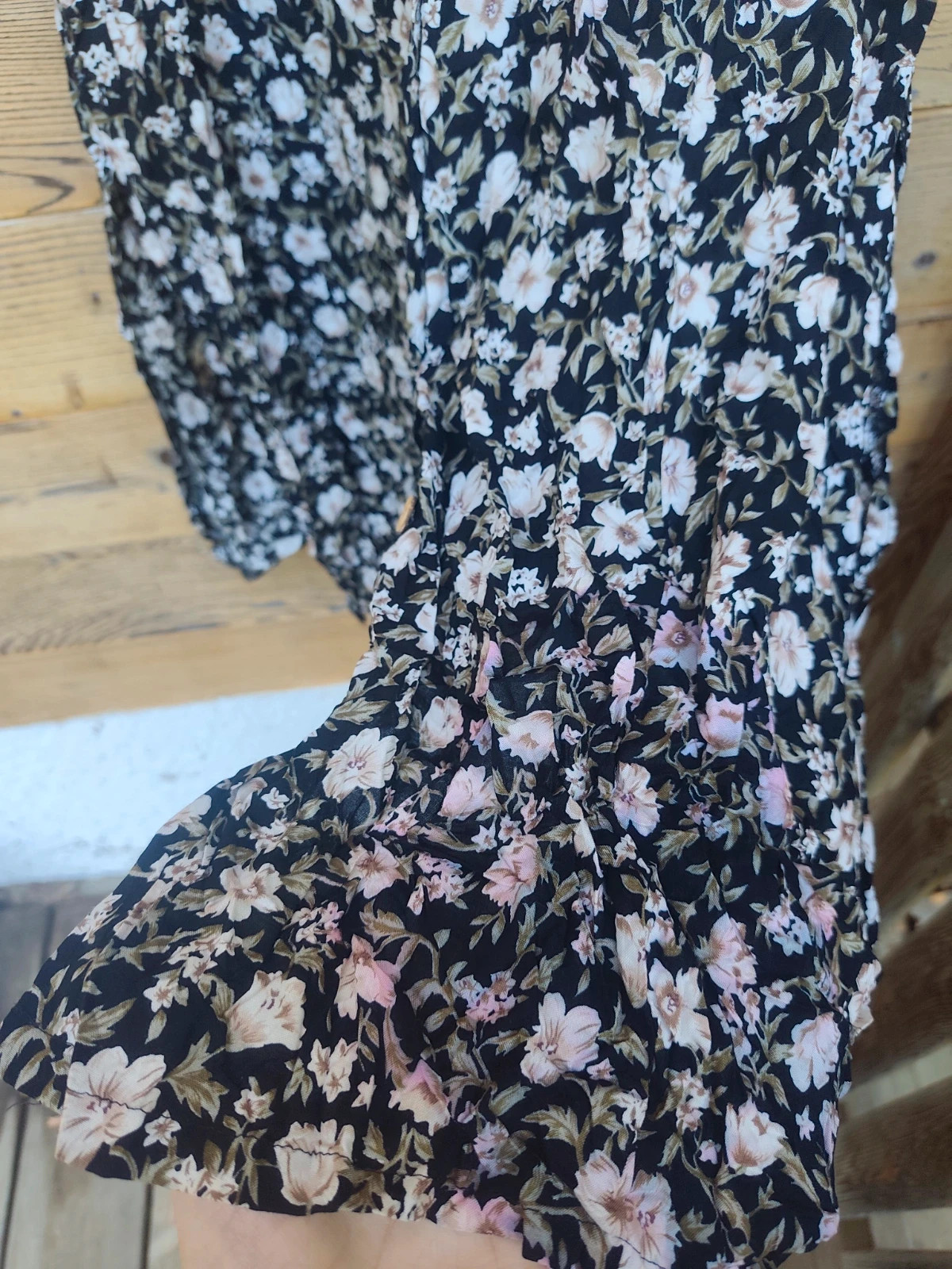 Jupe longue fleurie noire style bohème 🌸 – Vintage Dressing – taille S / 36 / 8 4