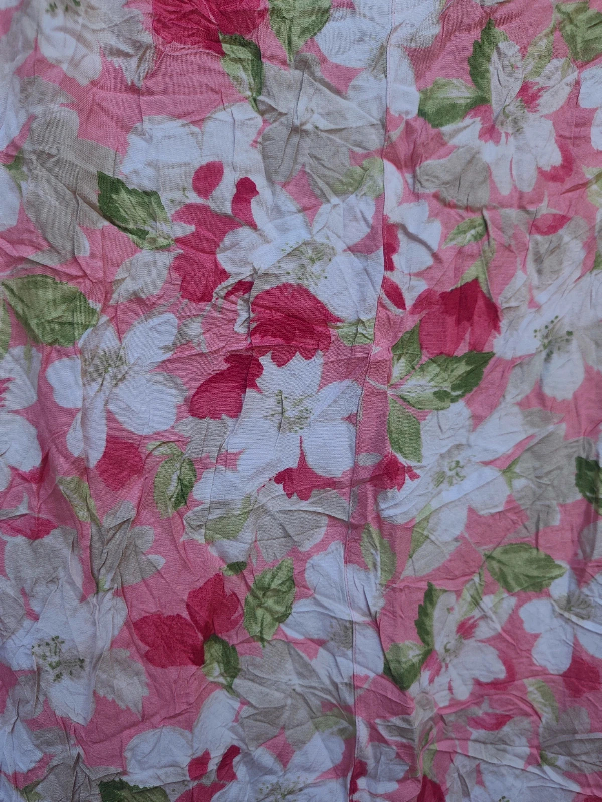Jupe longue Emma James fleurie rose et blanche 🌸 – Emma James – taille XL / 42 / 14 2