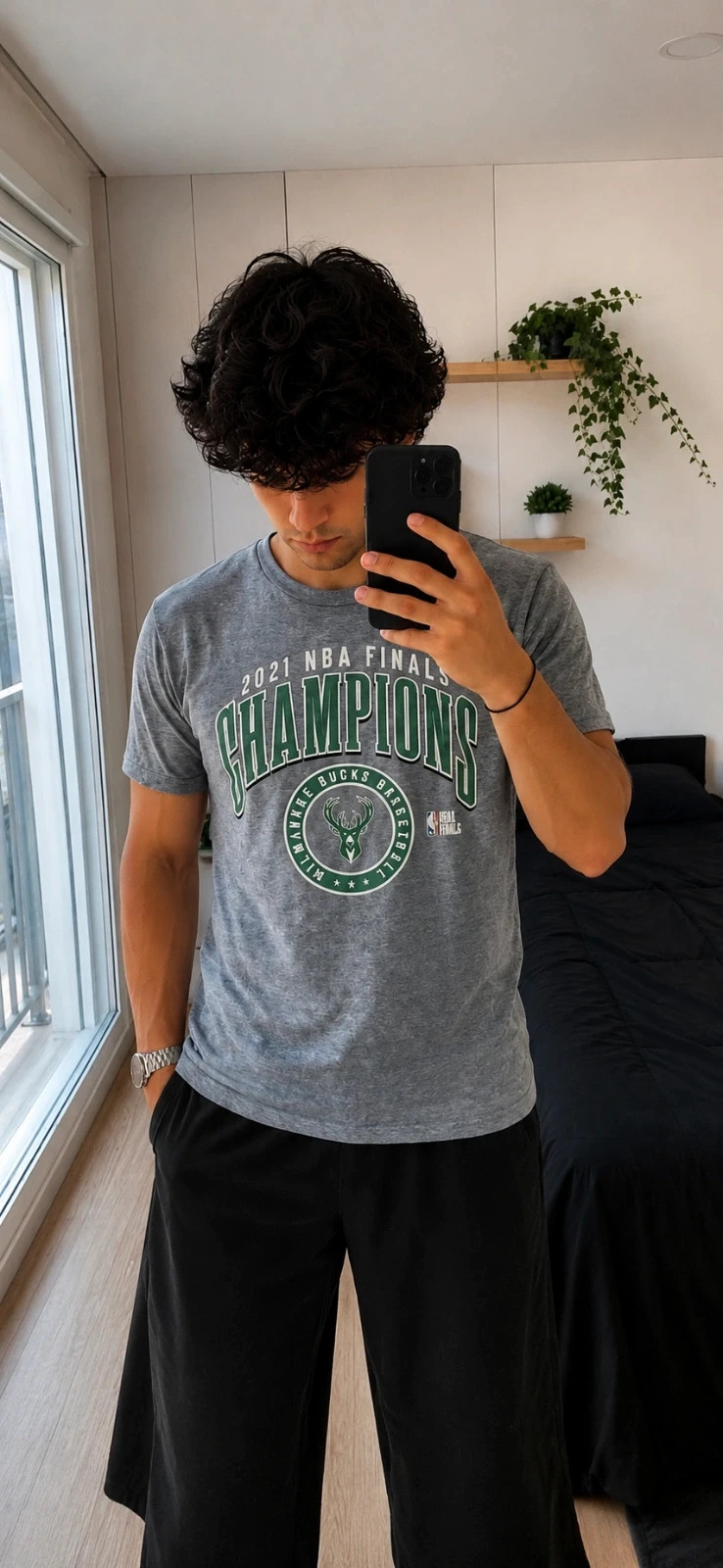 T-shirt Milwaukee Bucks 2021 NBA Champions