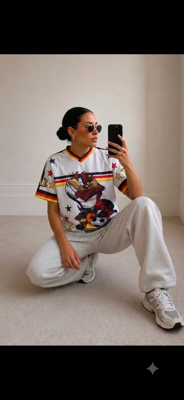 T-shirt Taz 2000 Warner Bros – Vintage Rare – Taille S – Looney Tunes