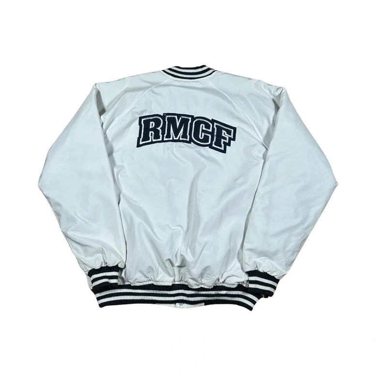 Veste bomber vintage real Madrid blanc taille S – Vintage Dressing – taille S 4