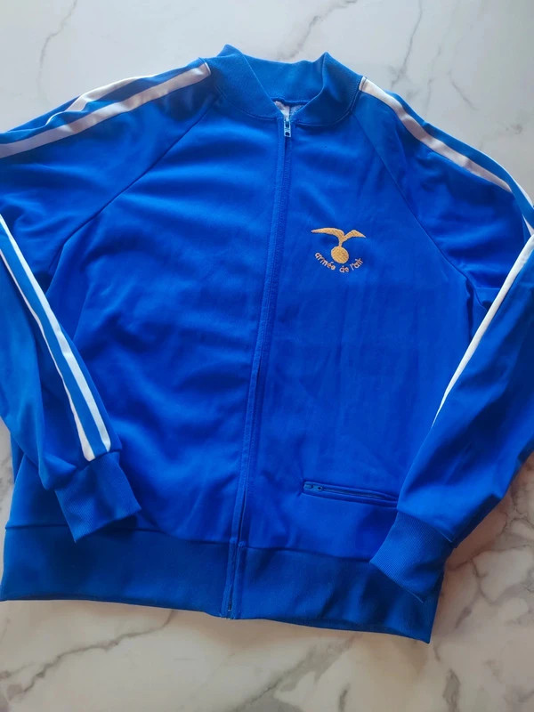 Veste armée de l'air vintage bleu électrique taille S – Vintage Dressing – taille S 3