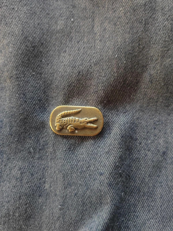 Veste réversible vintage Lacoste gris / carreaux style bomber 80's 90's – Lacoste – taille M 5