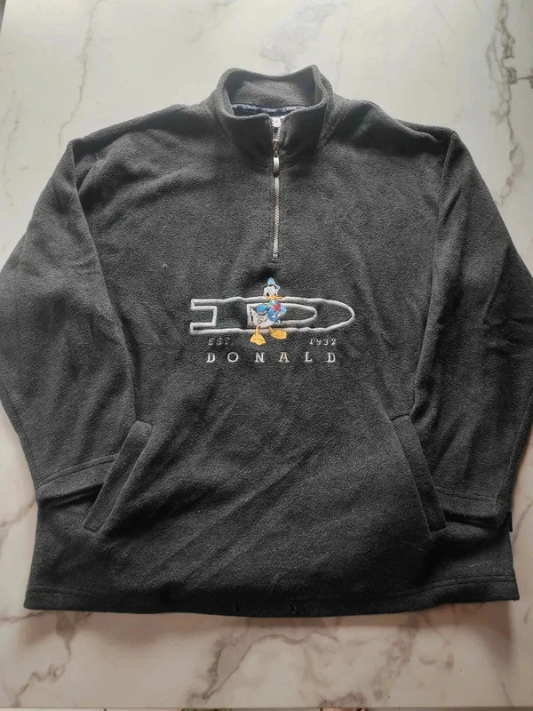 Polaire disney donald duck gris foncé taille M cartoon – Disney – taille M 2