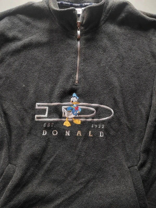 Polaire disney donald duck gris foncé taille M cartoon – Disney – taille M 3