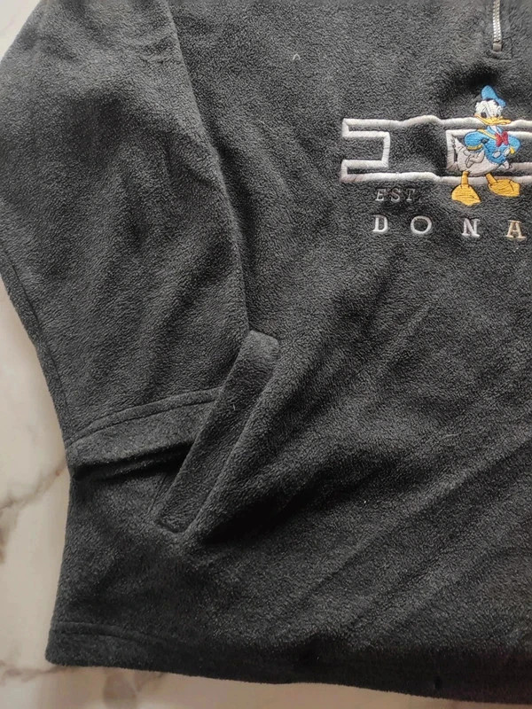 Polaire disney donald duck gris foncé taille M cartoon – Disney – taille M 4