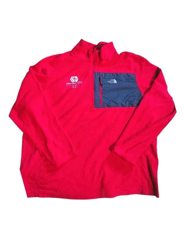 The North Face Polaire Rouge Homme Demi-Zip Vintage Outdoor – The North Face – taille XXL 2