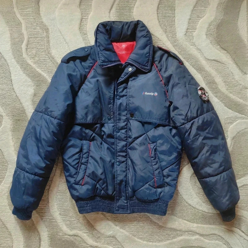 Doudoune Fusalp homme L bleue bomber vintage ski hiver sport – Fusalp – taille M 2