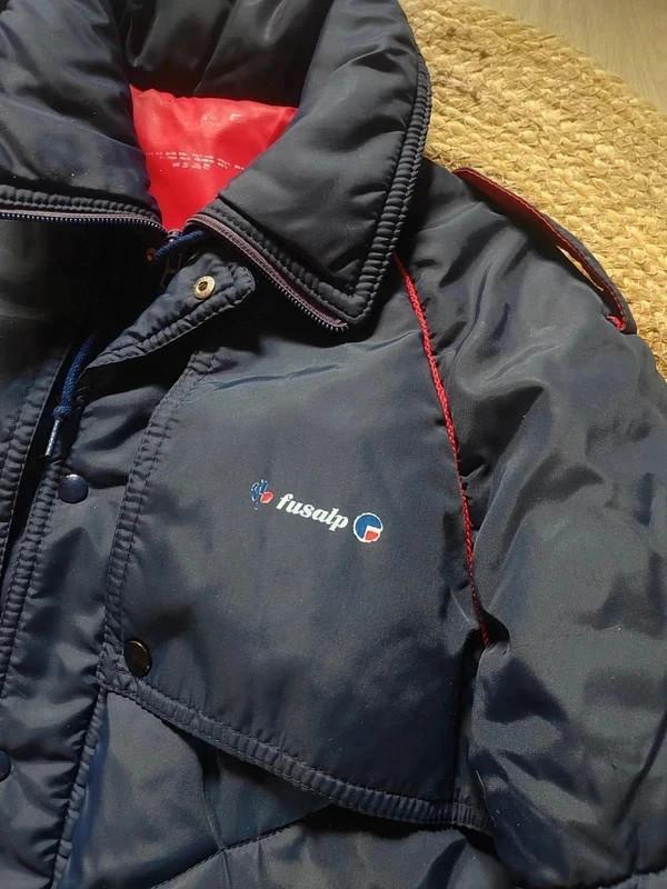 Doudoune Fusalp homme L bleue bomber vintage ski hiver sport – Fusalp – taille M 4