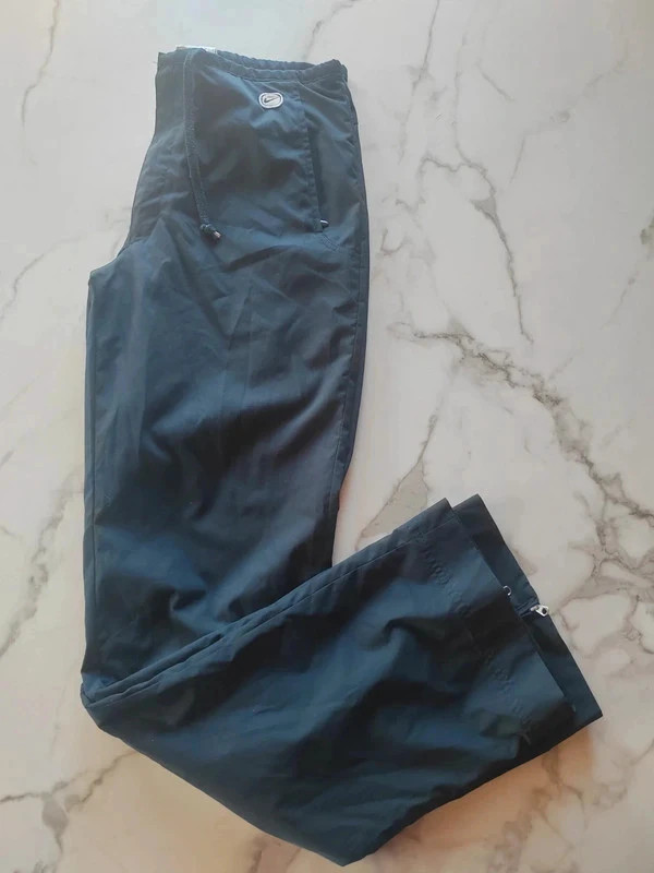 Pantalon jogging vintage 90's y2k Nike bleu marine logo brodé – Nike – taille S / 36 / 8 3