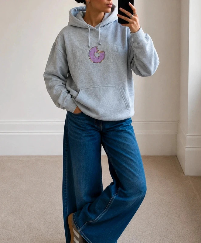 Sweat à capuche Adidas x The Simpsons – Donut Doh! – adidas – taille XS / 34 / 6