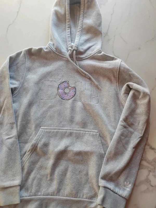 Sweat à capuche Adidas x The Simpsons – Donut Doh! – adidas – taille XS / 34 / 6 3
