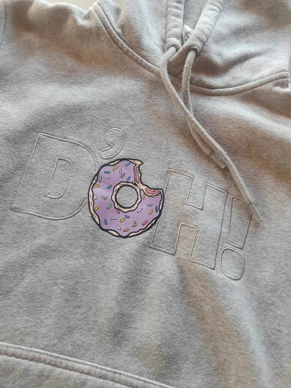 Sweat à capuche Adidas x The Simpsons – Donut Doh! – adidas – taille XS / 34 / 6 5