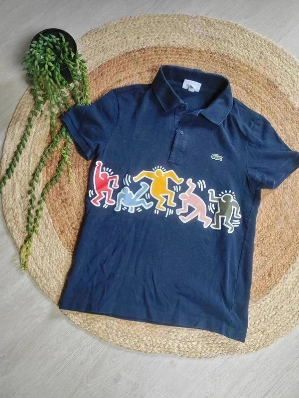 Polo Lacoste x Keith haring collaboration édition limitée rare – Lacoste x Keith Haring – taille S / 36 / 8 2