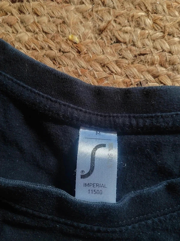 T-shirt noir motif chat humour – Taille M – original – Vintage Dressing – taille M 4