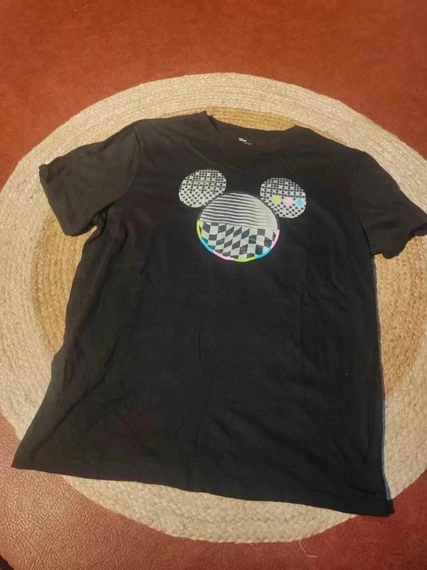 T-shirt Disney print Mickey Mouse graphique pixels – Disney – taille L 3