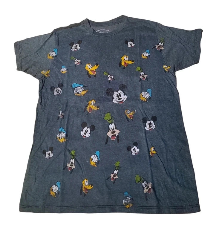 T-shirt Disney vintage all over Mickey Donald Goofy – Disney – taille M 2