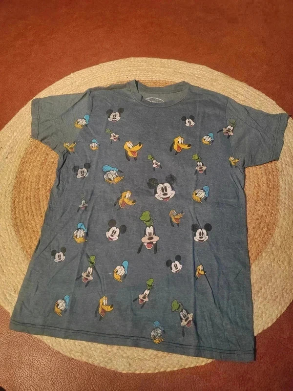 T-shirt Disney vintage all over Mickey Donald Goofy – Disney – taille M 3