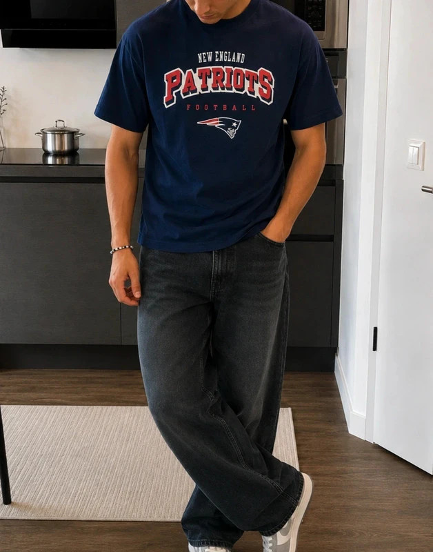 T-shirt New England Patriots bleu marine US