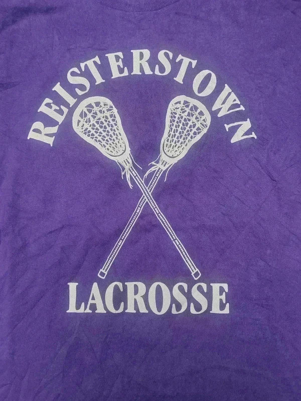 T-shirt Reisterstown Lacrosse vintage college violet fruit of the loom – Fruit of the Loom – taille S 3
