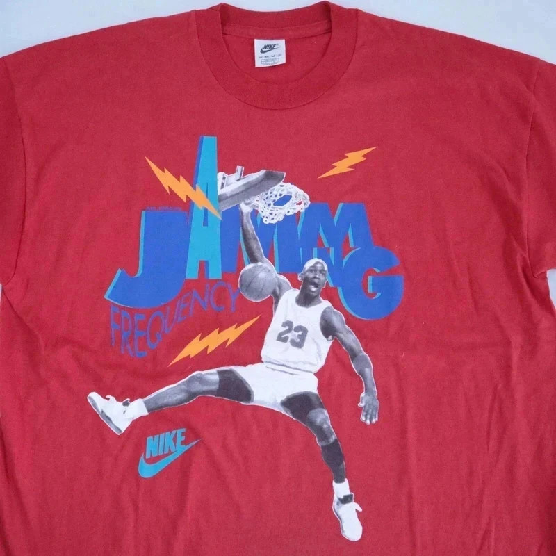 T-shirt vintage Michael Jordan 90's frequency jamming NBA basketball – Nike – taille XL 3