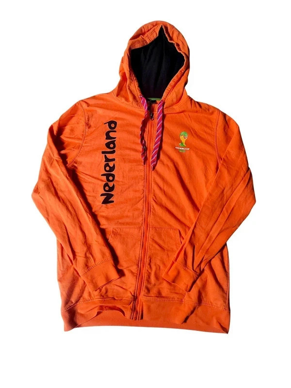 Zip capuche Pays-Bas coupe du monde 2014 rare vintage – Fifa World Cup – taille XL 2