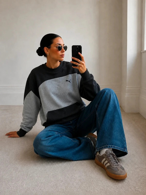 Sweat rework puma vintage y2k – Puma – taille M