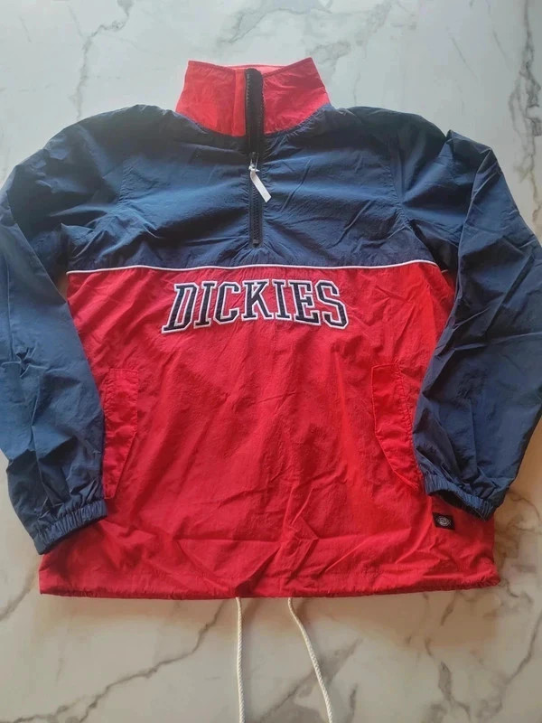 Dickies coupe vent vintage M rouge bleu marine – Dickies – taille M 2
