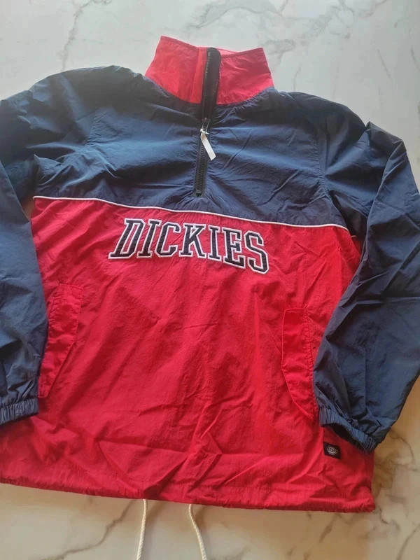Dickies coupe vent vintage M rouge bleu marine – Dickies – taille M 3