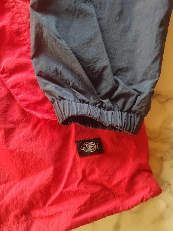 Dickies coupe vent vintage M rouge bleu marine – Dickies – taille M 4