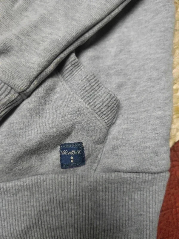 Sweat zippé à capuche Kiliwatch gris – Vintage Dressing – taille S 5