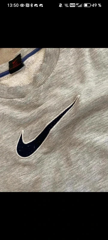 Sweat vintage Nike gris – Taille L – Nike – taille L 3