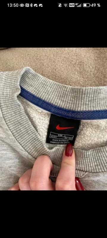 Sweat vintage Nike gris – Taille L – Nike – taille L 4