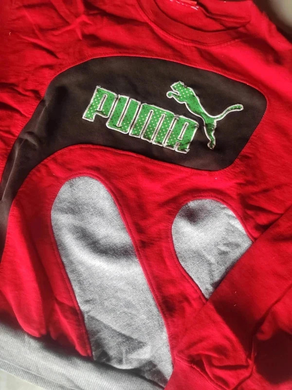 Sweat Puma reworked vintage – Vintage Dressing – taille XS 4