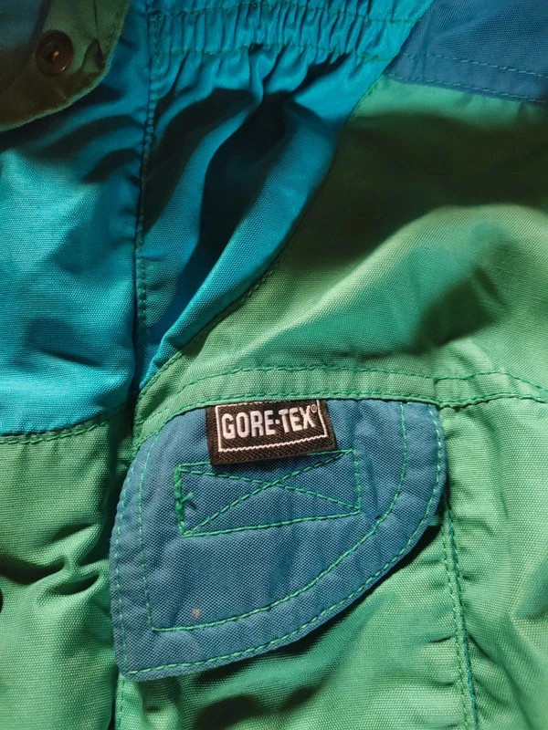 Veste Eider Gore-Tex homme L verte bleue imperméable outdoor randonnée vintage – Eider – taille L 4