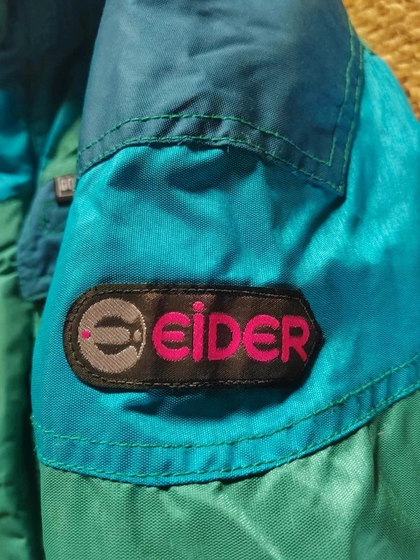 Veste Eider Gore-Tex homme L verte bleue imperméable outdoor randonnée vintage – Eider – taille L 5