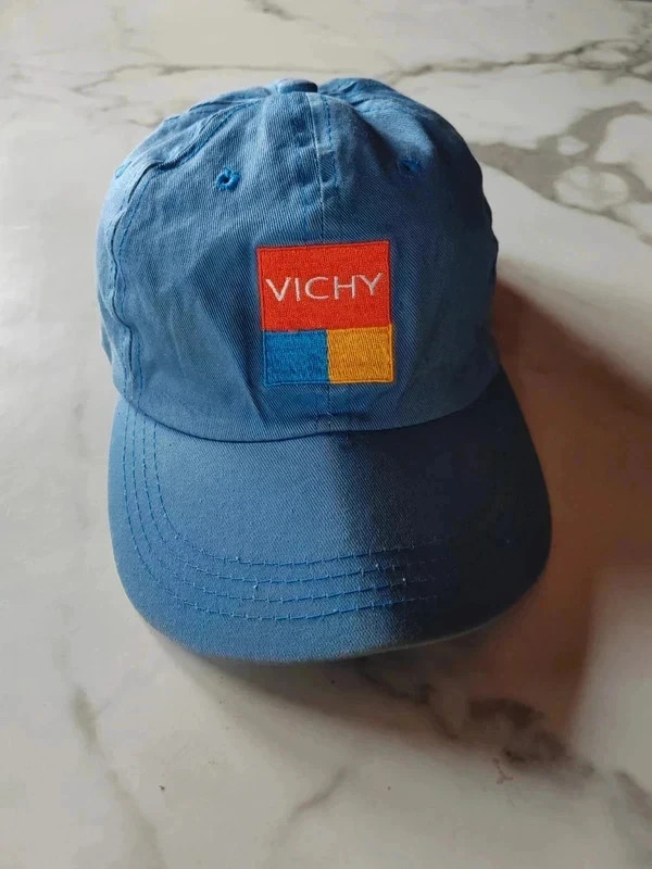Casquette vintage publicitaire Vichy bleu – Vintage Dressing – taille Taille unique 4