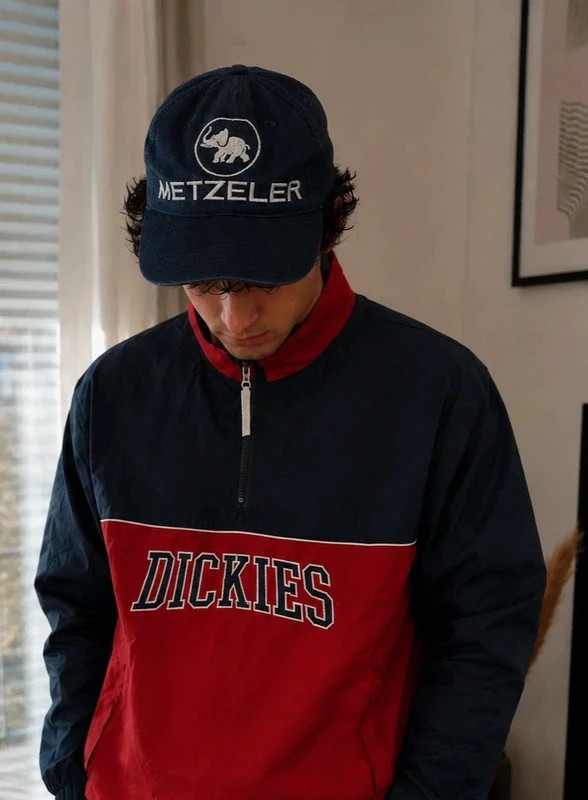 Casquette bleu marine Metzeler – logo éléphant – Vintage Dressing – taille Taille unique 2
