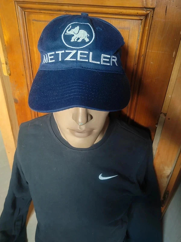 Casquette bleu marine Metzeler – logo éléphant – Vintage Dressing – taille Taille unique 3