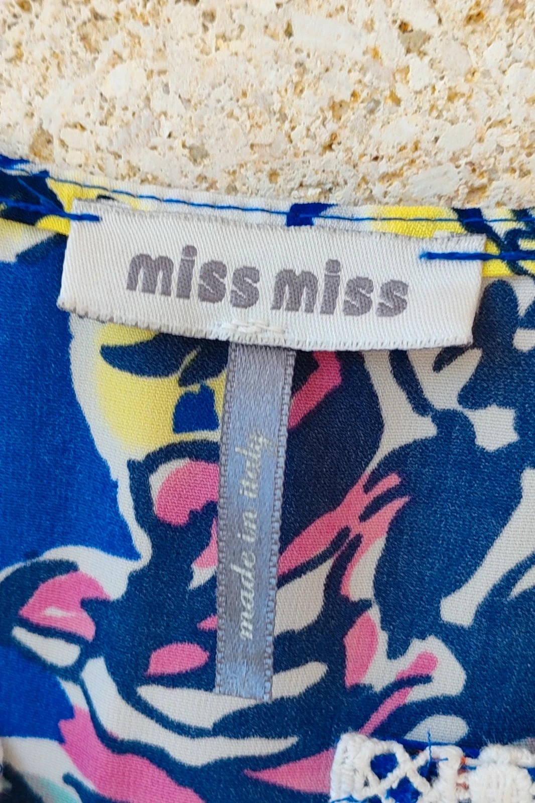 Vestido Flores Miss Miss S / Robe Fleurie Made in Italy / Floral Summer Dress Miss Miss S – miss miss – taille S / 36 / 8 5