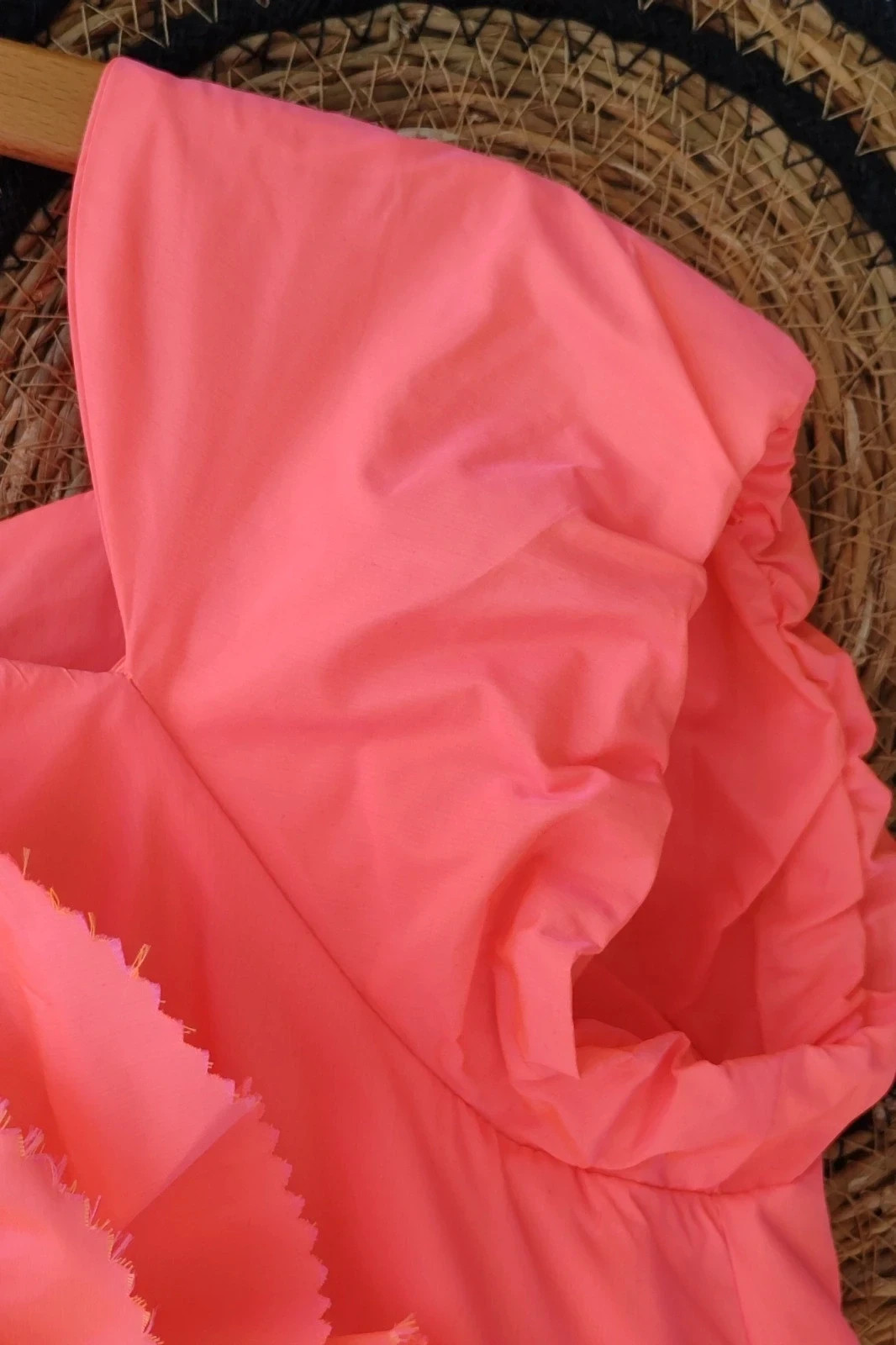 Vestido Casual Rosa Neón Mujer Pájaro M / Robe Fleur Été Rose / Neon Pink Casual Dress M – Mujer Pájaro – taille M / 38 / 10 3