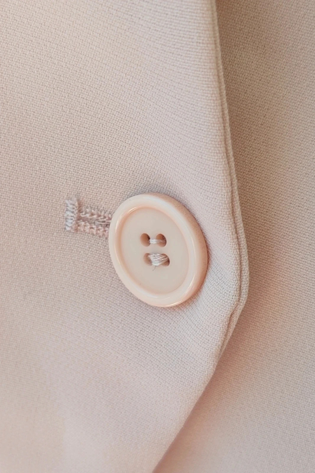 Blazer Fluida Rosa Amichi S / Veste Ample Rose Poudré Amichi / Pastel Pink Ruched Sleeve Blazer – Amichi – taille S / 36 / 8 5