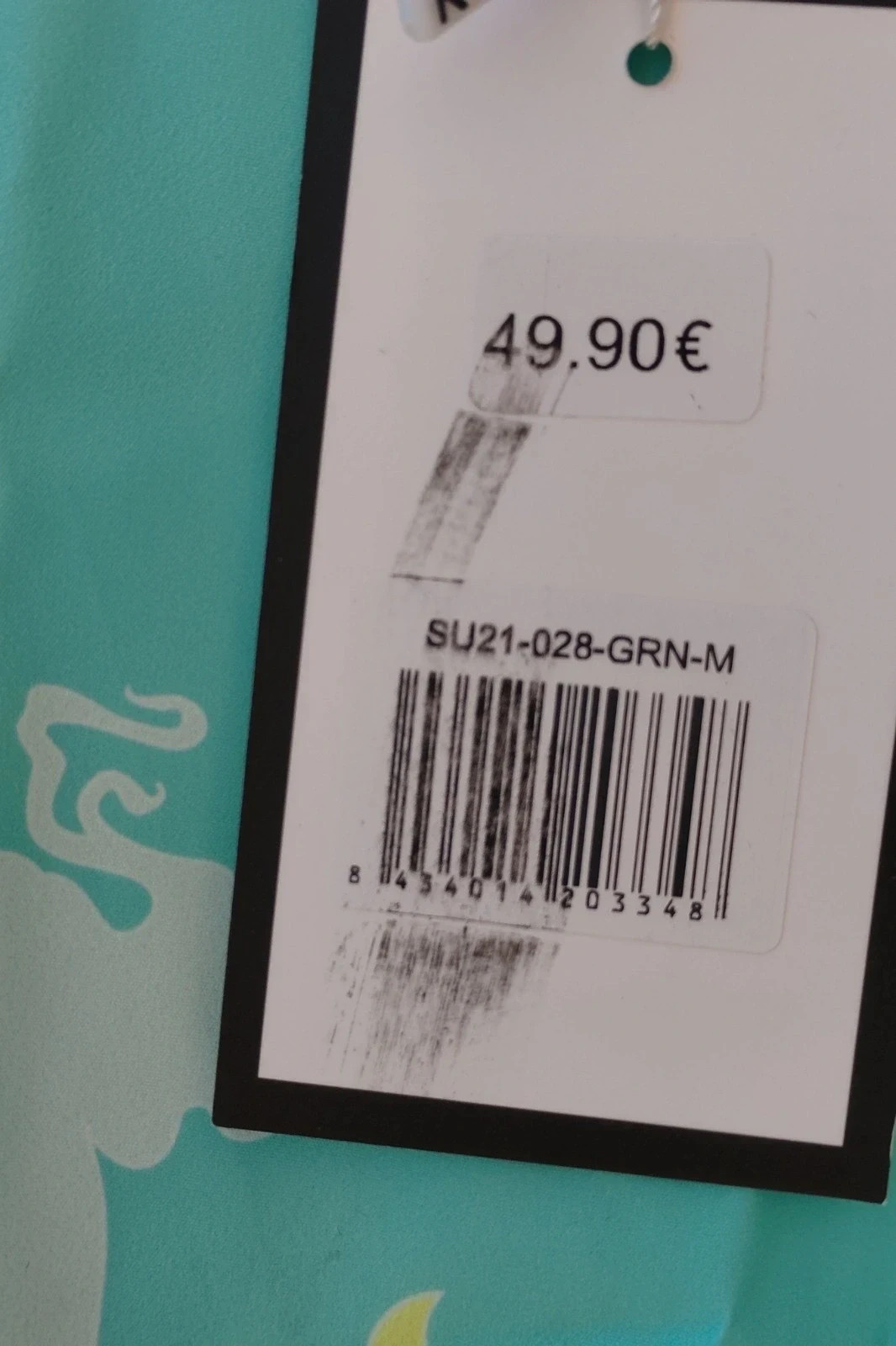 Vestido Sirenas Kling Nuevo con Etiquetas M / Robe Sirène Turquoise NWT / Mermaid Dress NWT M – Kling – taille M / 38 / 10 3