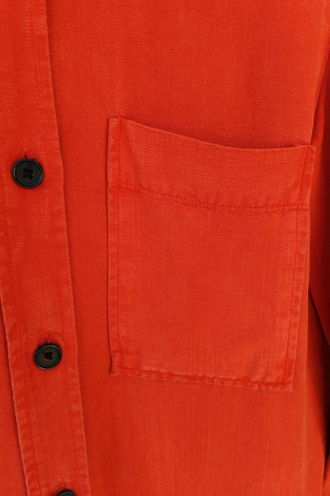 Sobrecamisa Roja Lyocell Zara M / Surchemise Fluide Rouge / Red Military Cargo Jacket Zara M – Zara Woman – taille M / 38 / 10 4