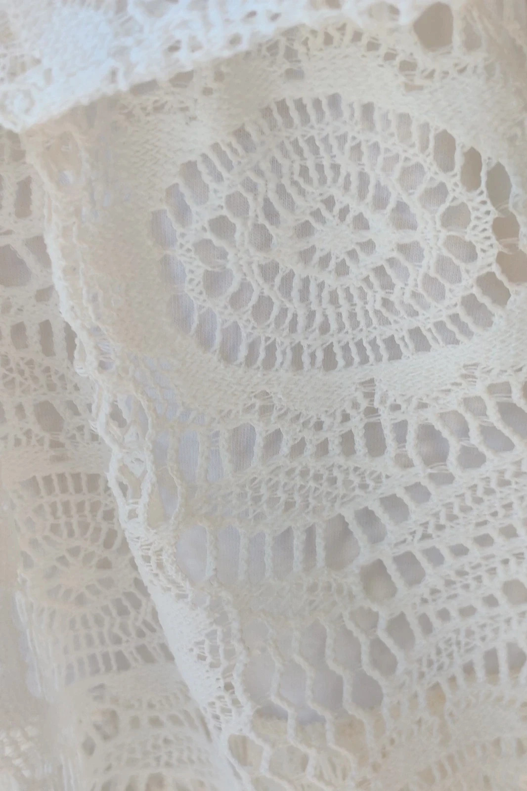 Vestido Encaje Blanco Kling S / Robe Blanche Dentelle S / White Lace Dress S – Kling – taille S / 36 / 8 5