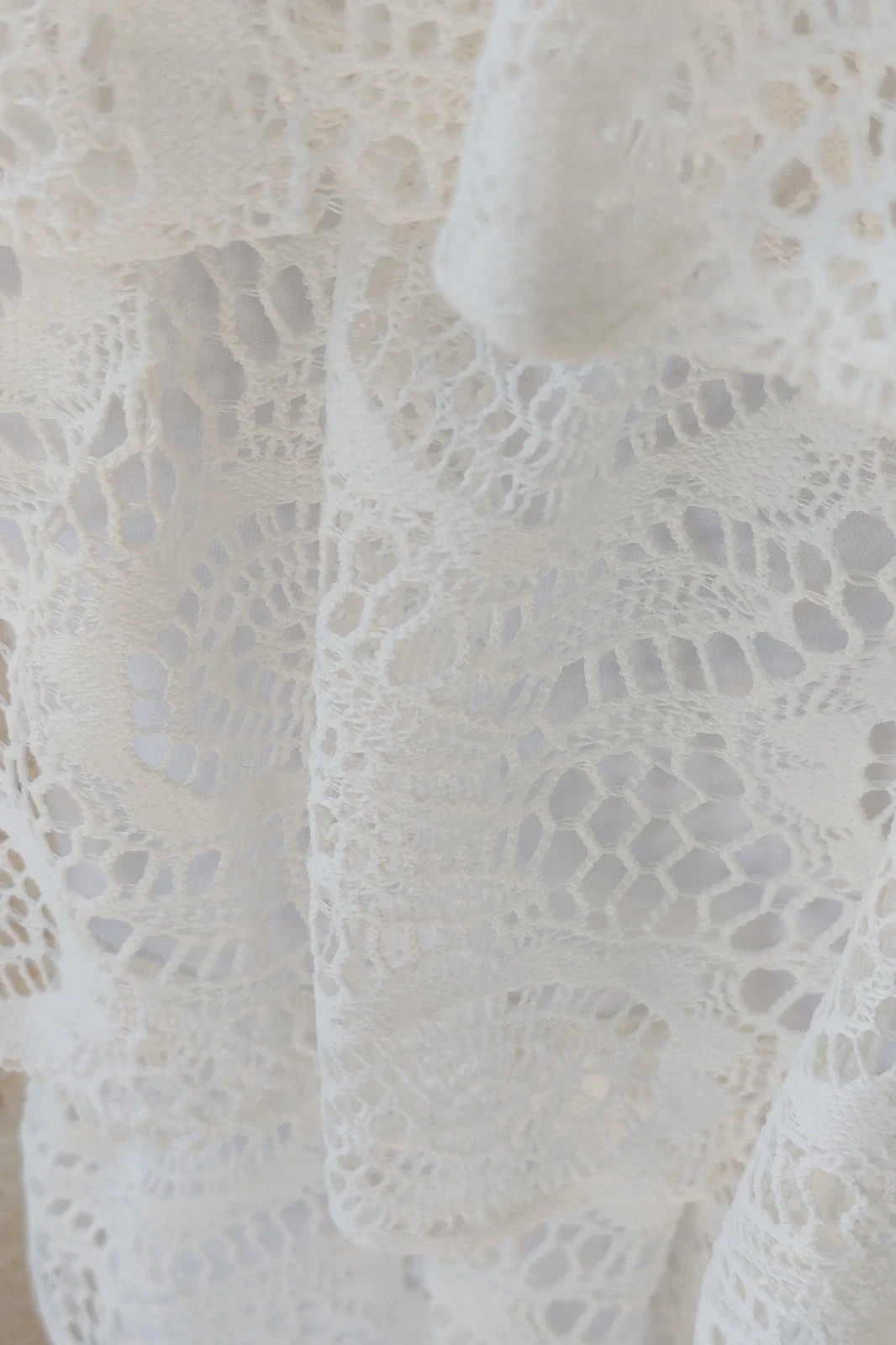Vestido Encaje Blanco Kling S / Robe Blanche Dentelle S / White Lace Dress S – Kling – taille S / 36 / 8 4