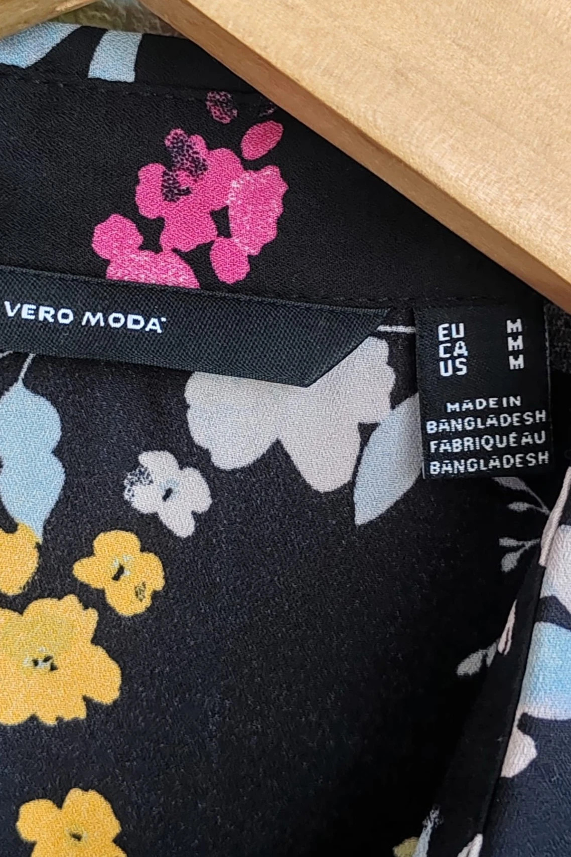 Vestido camisero flores Vero Moda M / Robe chemise fleurie Vero Moda M / Vestito a camicia M – Vero Moda – taille M / 38 / 10 5